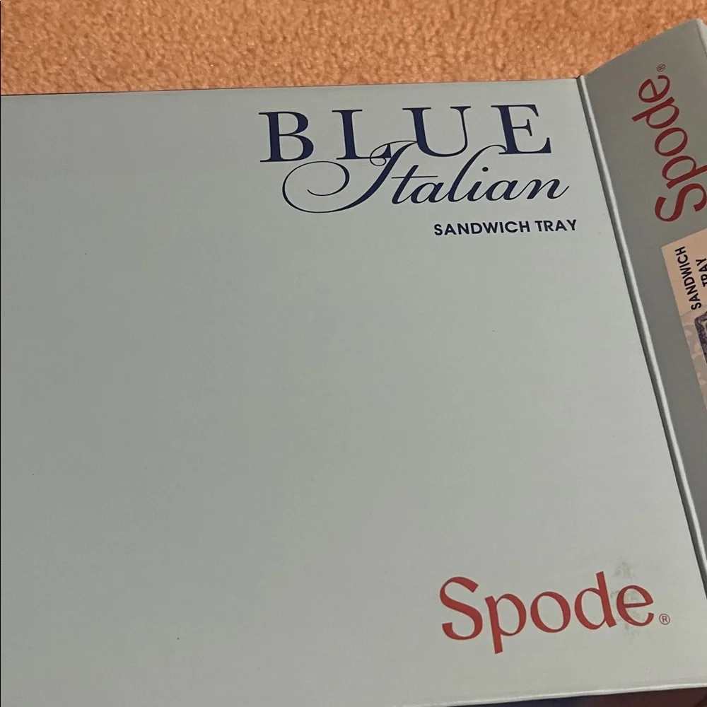 Spode Blue Italian Vanity Tray